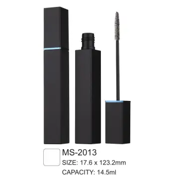 High Quality Plastic Square Mascara Bottle with Brush