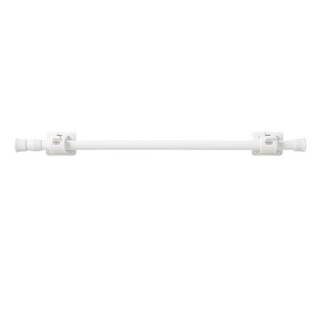Telescopic Pole Clamp Bathroom Perforated Towel Storage Rack
