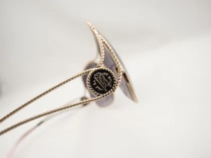 Pc + Stainless Gold / Brown Roberto Cavalli Sun Glasses Rc981s E23 63-13 135