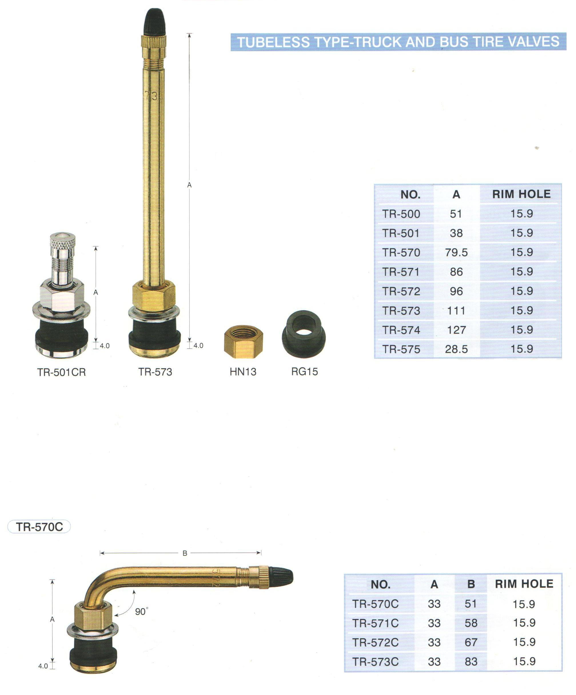 tire valves 