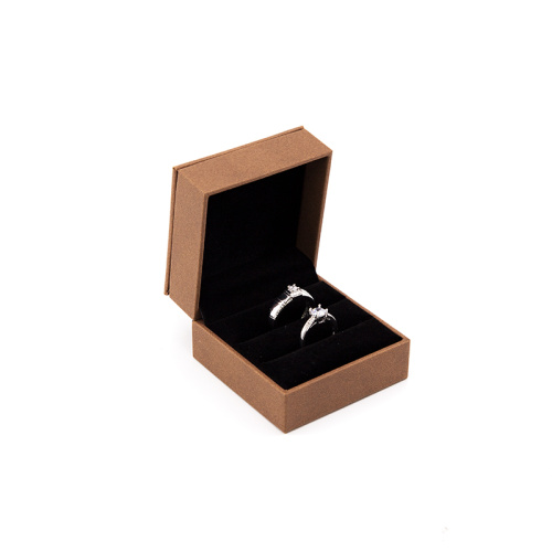 Leatherette paper jewelry gift box