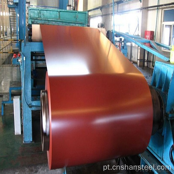 Bobina de placa de aço com revestimento a quente revestido a cores 600mm-1250mm