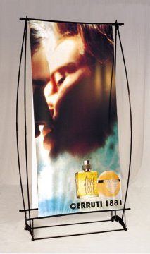 aluminum beautiful black advertising screen