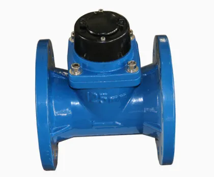 Anti-theft Horizontal Irrigation Water Meter , Brass Inline Water Meter