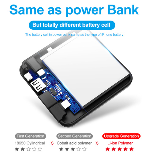 10000mAh portable wireless mini power bank