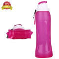 WB04 La bouteille d&#39;eau 500 ml, bouteilles d&#39;eau pliables en silicone