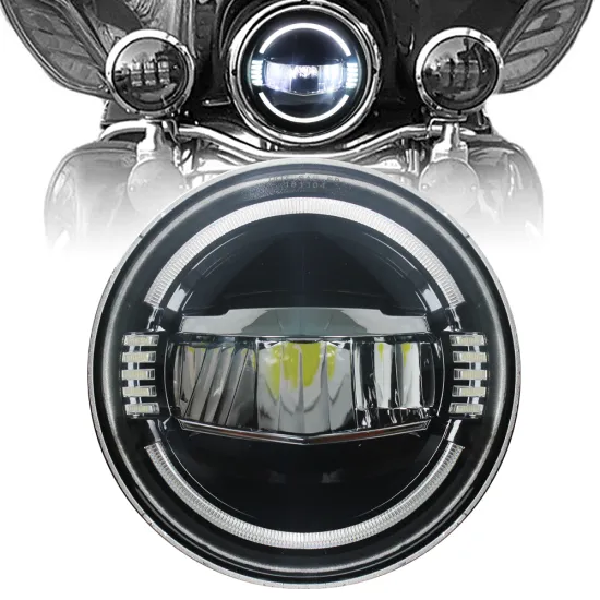 7 Inch 50W LED Headlight Kit for Jeep Wrangler JK Off-road 4x4 with DRL and Turn Signal