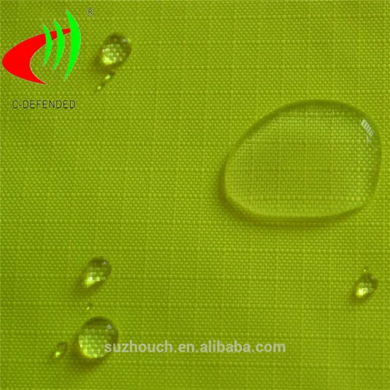 100% polyester hi vis fabric ripstop fabric for safety clothing
