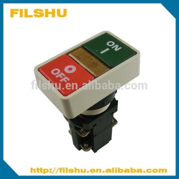 ON/OFF illuminated double waterproof push button switch