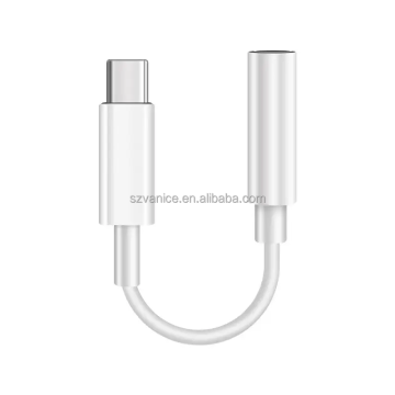 프리미엄 디지털 DAC USB 유형 C ~ 3.5mm 헤드폰 잭 오디오 어댑터