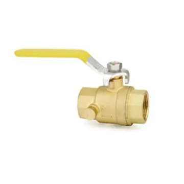 Meet NSF Certificate Lead Free Brass NPT Thread Ball Valve with Drain Hole