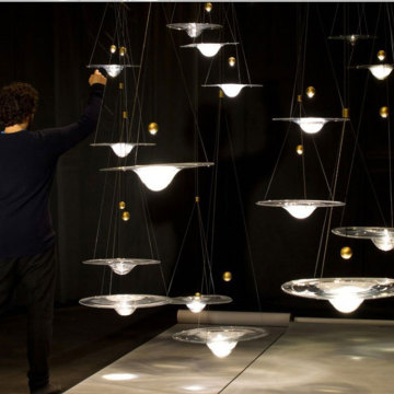 Chandelier sederhana modern: lampu desainer interior mewah untuk dekorasi kamar tidur