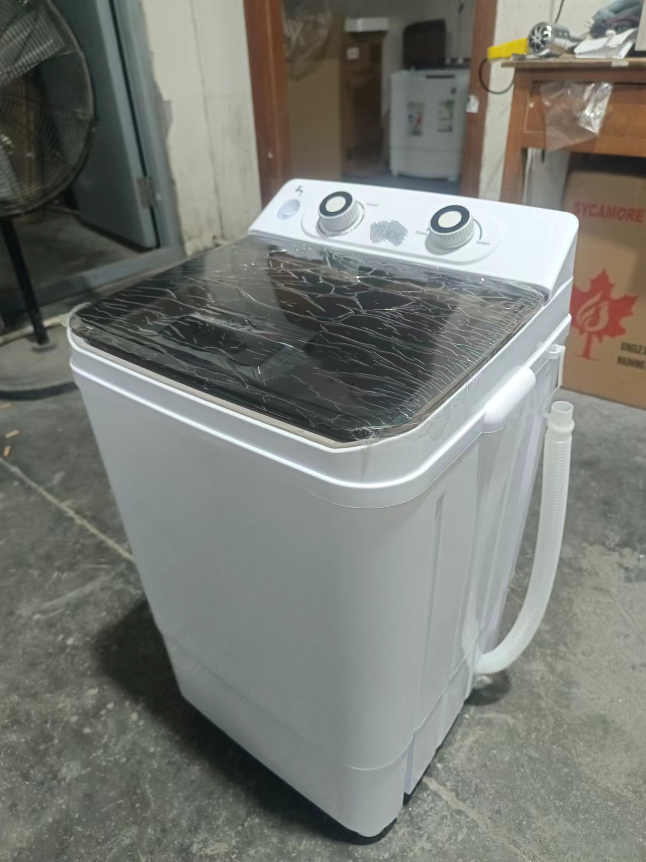 Large square bucket washing machine