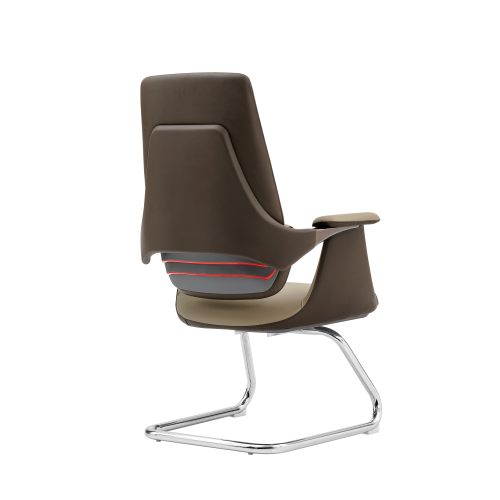 Mesa y silla de la sala de juntas