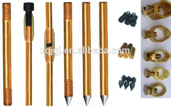Copper Earth Rod/Ground Rod/Stay Rod With Clamp