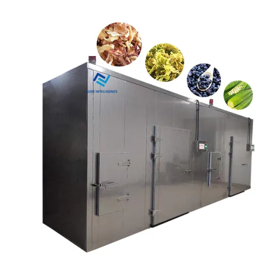PLC intelligent control bulk dryer cauliflower blueberry dehydrator automatic onion drying machine