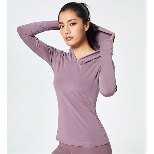 Baju Pullover Hoodie Yoga Wanita