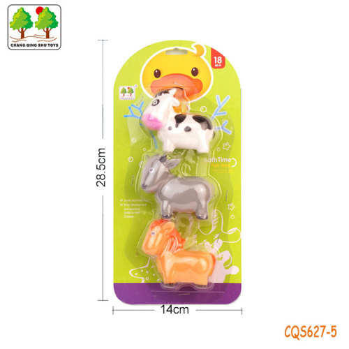 CQS627-5 CQS soft animals 3PCS with BB sound