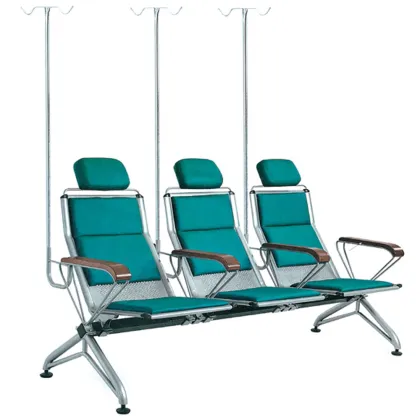 Metal Public Chairs - 3 Seats, Cheap Prices for Airport and Hospital Seating
