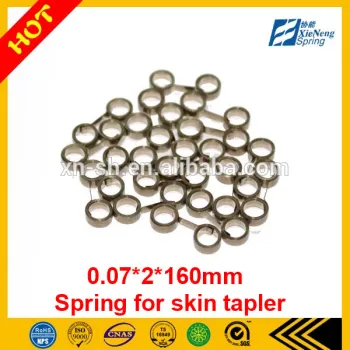 0.07*2*160mm Medical Equipment Skin staplers double round spring
