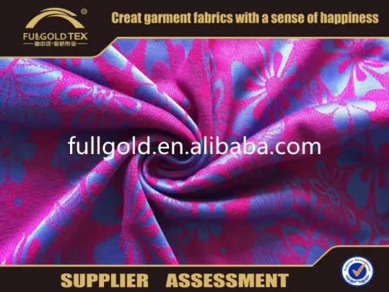Wholesale Polyester Rayon TR Plain Dyed Woven Jacquard Fabric For Comfortable Scarves