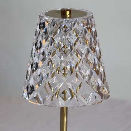 Crystal retro table lamps