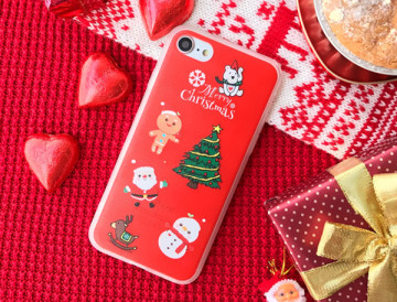 Wholesale Customized soft tpu christmas phone case,cellphone case For iPhone 7