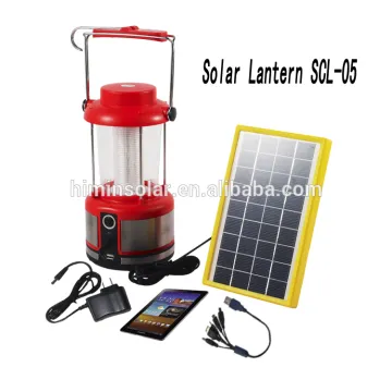 Multifuction rechargeable solar LED lantern SCL-05