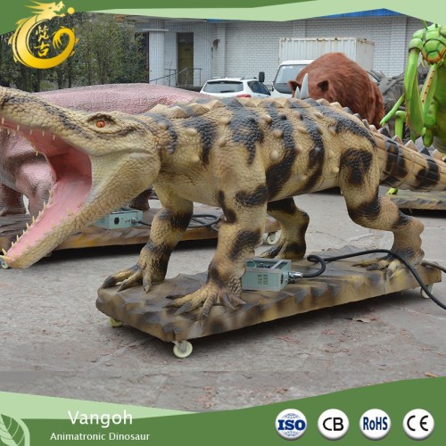 Large Crocodile Animatronic Animal For Theme Park Show