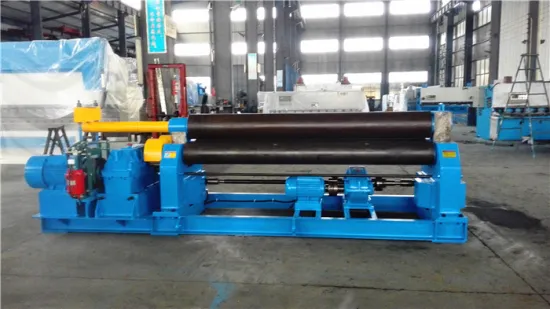 W11 Mechanical 3-roller symmetrical Plate Rolling Machine