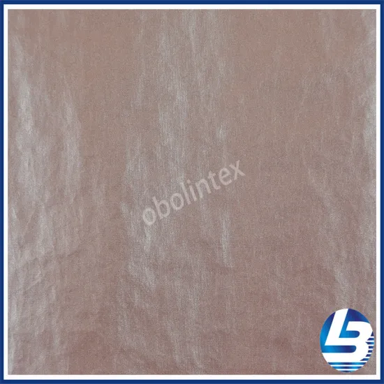 OBL20-863 Nylon 40D PU Pearly Coating For Down Coat