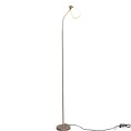 Silver LED eye-caring floor lamp