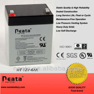 Alarm security system battery 12V4AH