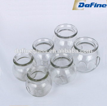 Hot sale five styles of clear chinese glass cupping jars sets for massage wholesale