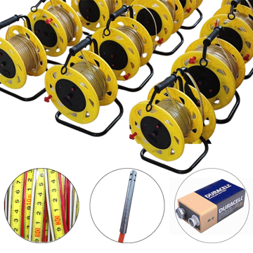 Deep Well Water Level Meter with Sound Indicator for Water and Oil Wells (30-500M)