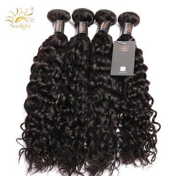 Wholesale Brazilian Water Wave Bundles 100% Human Hair Weave Bundles Brazilian Remy Hair Extensions Natural Color water wave