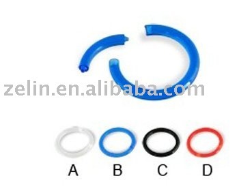 Wholesales body jewelry nose rings acrylic segment ring