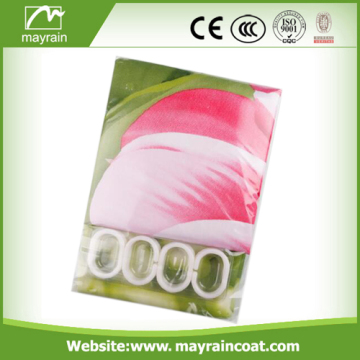 High Quality Printed Polyester Waterproof Shower Curtain