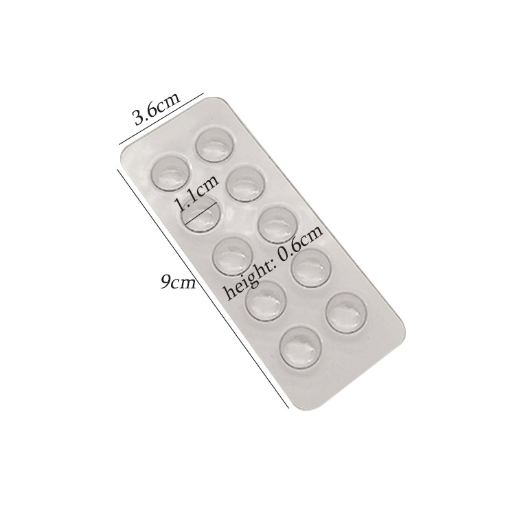 Custom PVC Medical blister pill tray packs