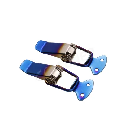 JDM Titanium Blue Bonnet Clip Burnt Blue Lock Clip Kits