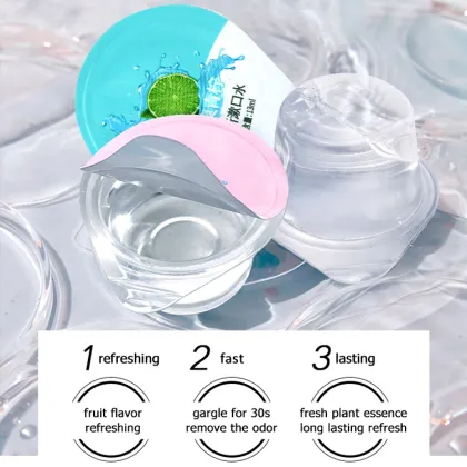 Alcohol Free Hotel Use Jelly Cup Mouthwash