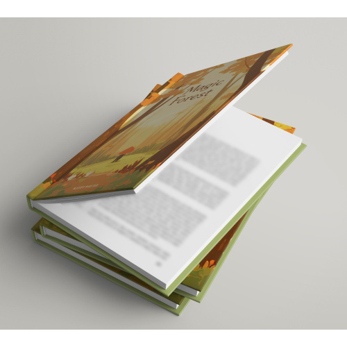 Customizable publish hardcover book