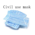 Dust-proof breathable mask three-layer melt-blown cloth