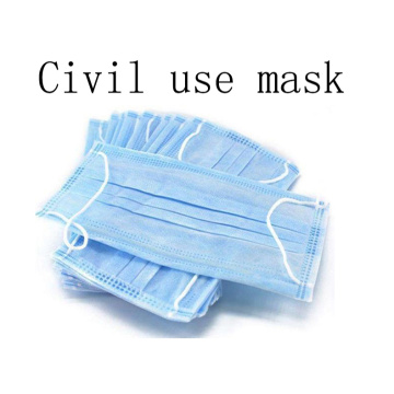 Dust-proof breathable mask three-layer melt-blown cloth