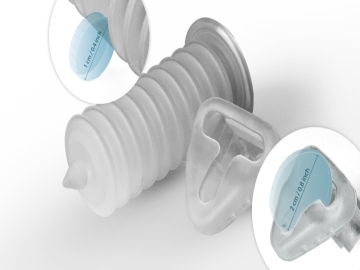 Dispositifs médicaux en silicone en caoutchouc 40a