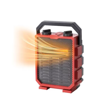New Design Fast Heating Overheating Protection Milk House Utility Space Fan Portable Mini Electric Garage Heater with Handle