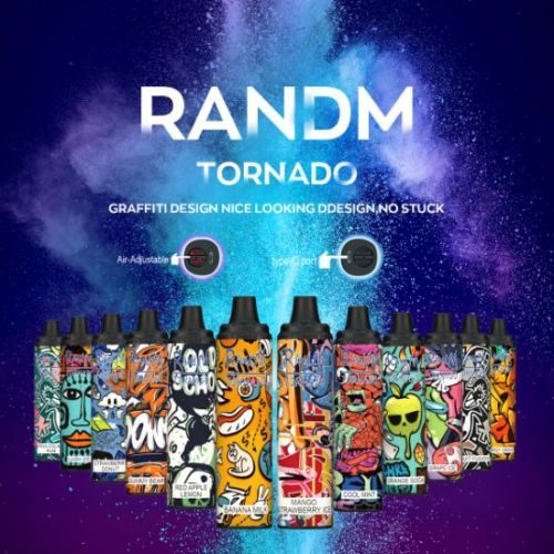 บุหรี่แบบใช้แล้วทิ้ง 6000 พัฟ RandM Tornado