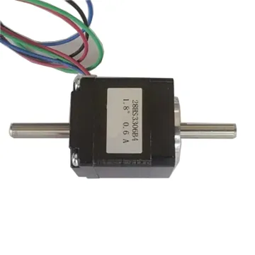 CE ROHS Certified NEMA11 Stepper Motor: 6N.cm, 8.3 oz-in Torque, 33mm Length - Dual Shaft CNC Stepping Motor