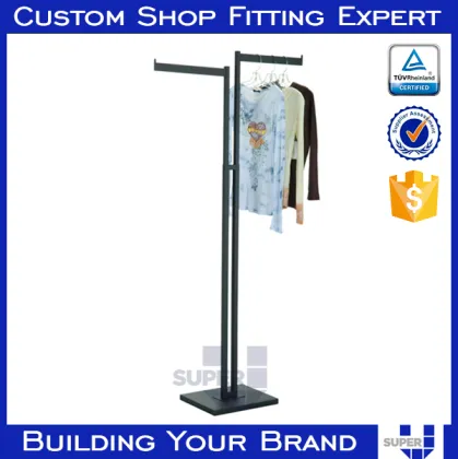 exhibition rack accessories display stands garment rack with hooks