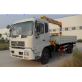 Construction use Dongfeng 3Ton small truck mounted crane